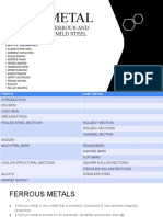 Metal: Ferrous and Mild Steel