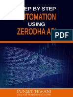 Tewani, Puneet - Step by Step Automation Using Zerodha API - Python Version (2020)