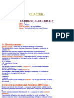 Class 10 Current Electricity Lesson Plan