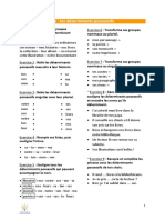 Les Déterminants Possessifs Et Démonstratifs