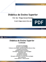 Material - Didatica - Ensino - Superior Thiago Romero