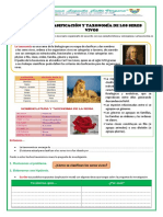 Actividad de Aprendizaje Ciencia y Tecnología-Clasificación de Los Seres Vivos