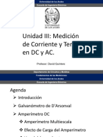 Medicion de Corriente y Tension DC y AC