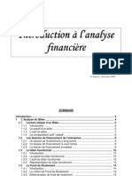 Introduction À L'analyse Financière