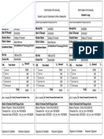 Academic Fee Receipt