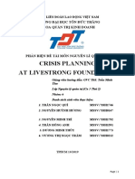 Crisis Planning At Livestrong Foundation: Trường Đại Học Tôn Đức Thắng Khoa Quản Trị Kinh Doanh