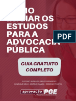 E Book Como Iniciar Os Estudos para A Advocacia Pu Blica Aprovacaopge Ed 2021