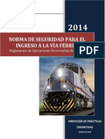 3 Normas de Seguridad Linea Ferrea NG001 - 005