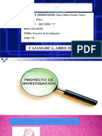 Partes de Un Proyecto de Investigación