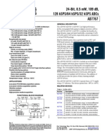 24-Bit, 8.5 MW, 109 DB, 128 Ksps/64 Ksps/32 Ksps Adcs Ad7767