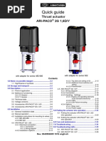 Quick Guide: Thrust Actuator Ari-Paco 2G 1,6D/Y