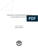 Visiones Contemporáneas de La Filosofía Política