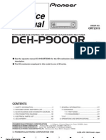 Service Manual: DEH-P9000R