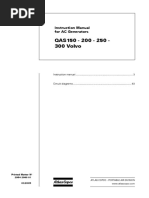 QAS150 - 200 - 250 - 300 Volvo: Instruction Manual For AC Generators