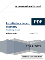 Medi-Caps International School: Investigatory Project Chemistry