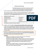 Double Anaerobic Coverage Guideline Against