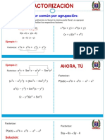 Algebra Primero S Factorización Teoria Semana 4 Sesion 2