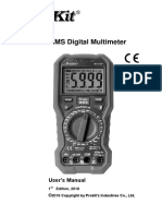 Multimetro Proskit MT1707 - Manual 2018