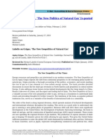 H-Net - Labelle On Grigas, &#039 The New Politics of Natural Gas&#039 (X-Posted From H-Diplo) - 2018-02-02