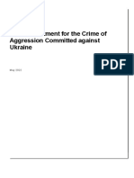 OSJI Model Indictment Crime of Aggression Committed Against Ukraine