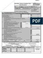 Monthly Value-Added Tax Declaration: Kawanihan NG Rentas Internas