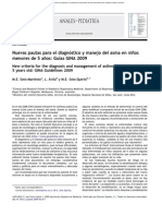 Nuevas Pautas para DX y Manejo de Asma en Menores de 5 Años