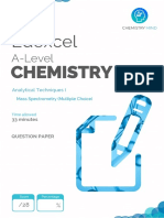 Mass Spectrometry (Multiple Choice) QP 