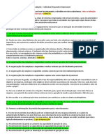 Avaliação I - Individual Orçamento Empresarial