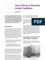 Det (1) - of Heats of Reaction Under Reflux, J. Wyss, 00724385