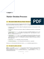 1.1 Discounted (Infinite-Horizon) Markov Decision Processes