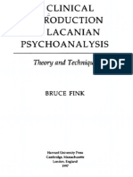 A Clinical Introduction To Lacan - Fink