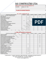 Plano de Manutenção MOTONIVELADORA 670G 2607