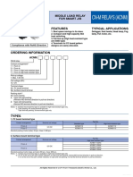 CN-M Relays (Acnm) : Features Typical Applications