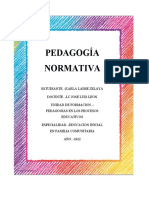 Pedagogía Normativa Investigacion