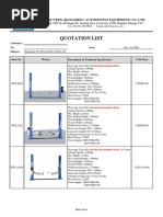 General Price List - T & F Lifts 202110