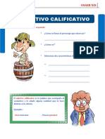 Los Adjetivos Calificativo