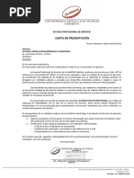 Carta de Presentacion