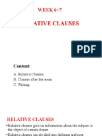 Relative Clauses