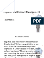 Logistics and Channel Management