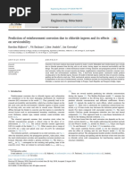 Prediction of Reinforcement Corrosion Due To Chloride Ingress and Its Effectson Serviceability