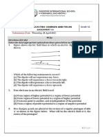 Electric Charges & Fields Assignment-2