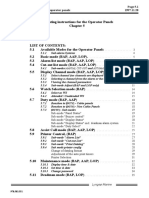 UMS2100, User Manual Operating Instructions For The Operator Panels 1997.11.28