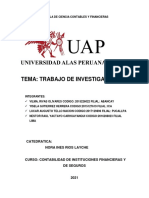 Contabilidad de Instituciones Financieras y de Seguros.