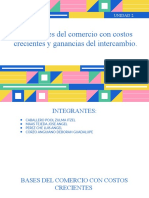 Bases Del Comercio Con Costos Crecientes y Ganancias Del Intercambio