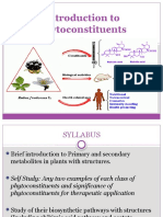 Introduction To Phytoconstituents