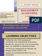 Managerial Accounting Hansen Mowen 8th Edition Chapter 18