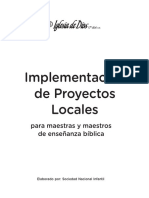 Implementación Proyectos Locales