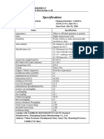 Sorbato de Potasio KUNDA Ficha Tecnica