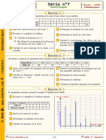 Série 7 Statistique