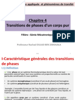 Chapitre 4-Transitions de Phases Dun Corps Pur